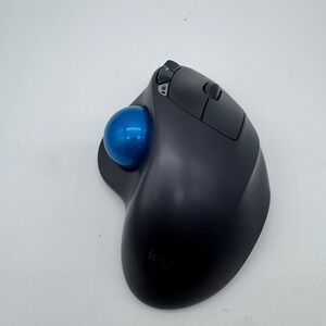 Logitech M570 Wireless Trackball Mouse‎ Black Blue